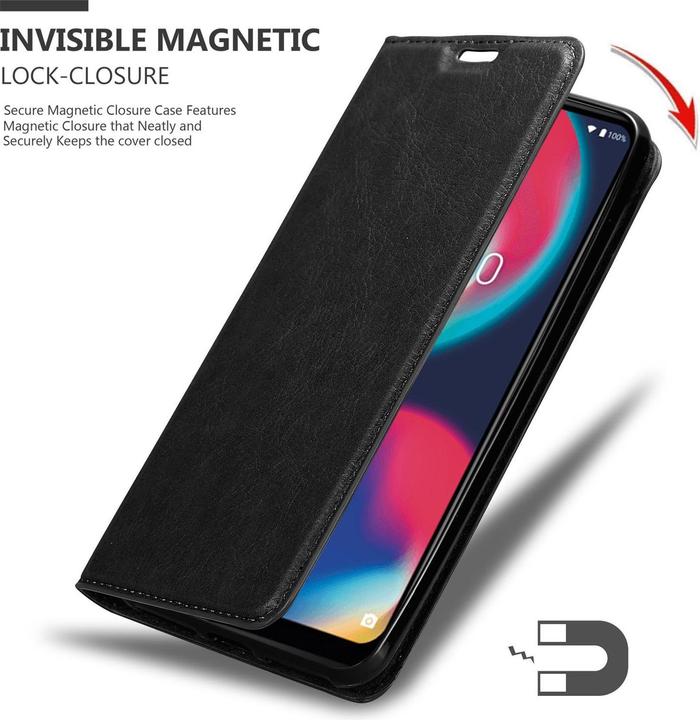 Image du produit Cadorabo Book Couverture magnétique invisible (Wiko View 4)