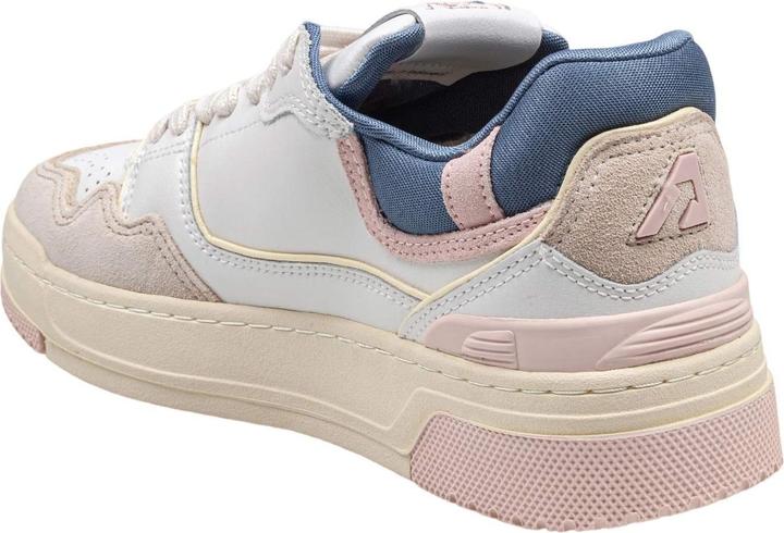 Produktbild Autry sneakers clc low in suede e nabuk bianco e beige (42)