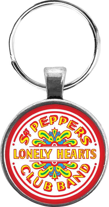 Actual product image The Beatles Sgt Pepper Enamelled Keyring
