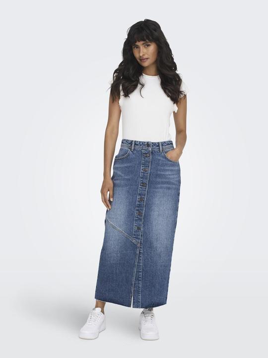 Actual product image Only Mid waist long skirt denim skirt (XS)