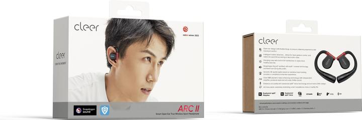 Immagine prodotto Cleer Audio ARC II Sport Edition (Nessuna soppressione del rumore, 8 h, Senza fili)