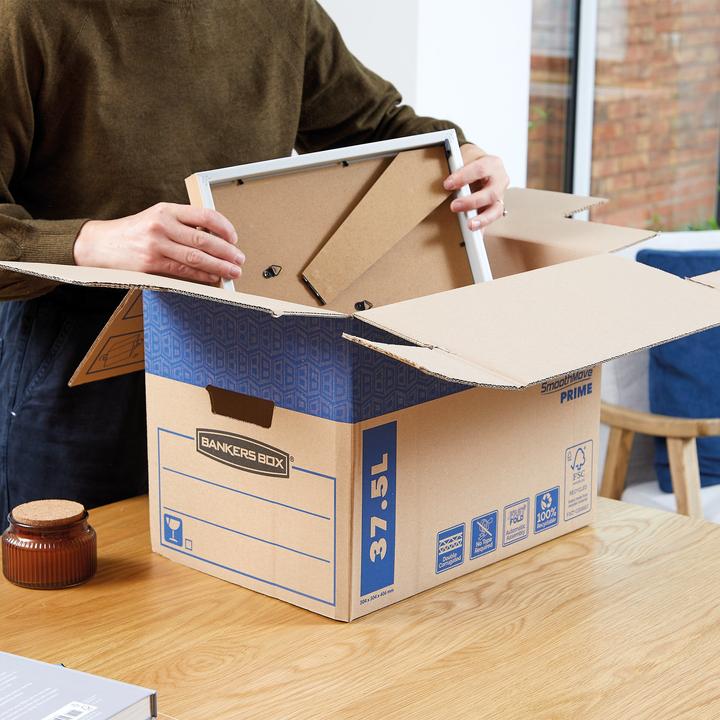 Produktbild Fellowes FastFold Umzugsbox (327 x 429 x 310 mm, 38 l)