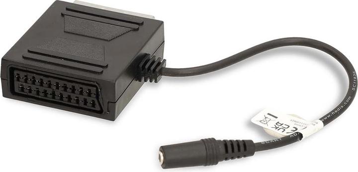 Immagine prodotto Nedis Cavo SCART | SCART maschio | SCART femmina / 3,5 mm femmina | Nichelato | 480p | 0,20 m | Rotondo (0.20 m)