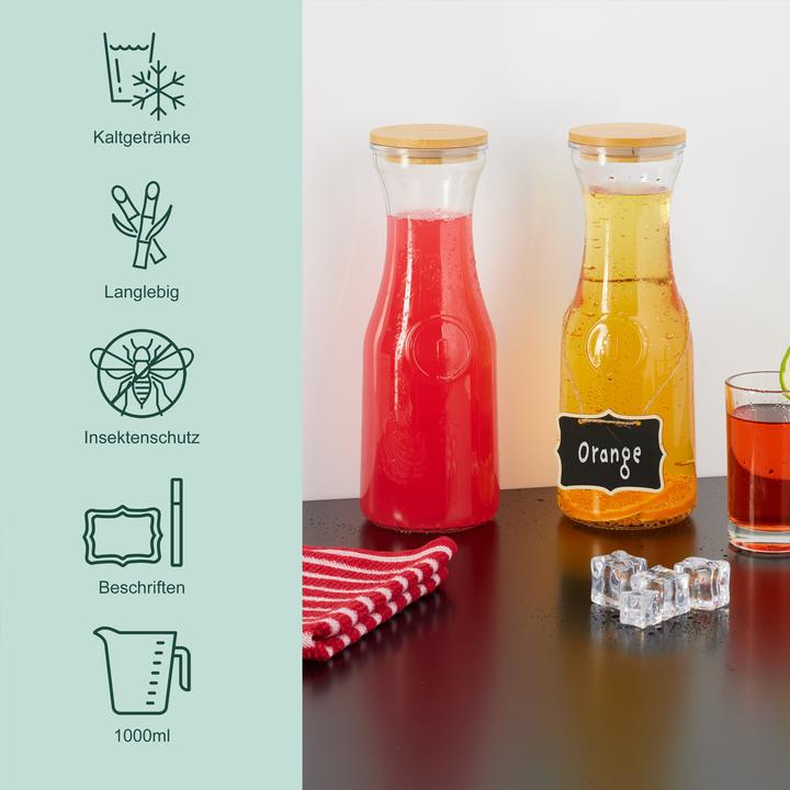 Immagine prodotto Relaxdays Set-di-caraffe di-vetro (1 l)