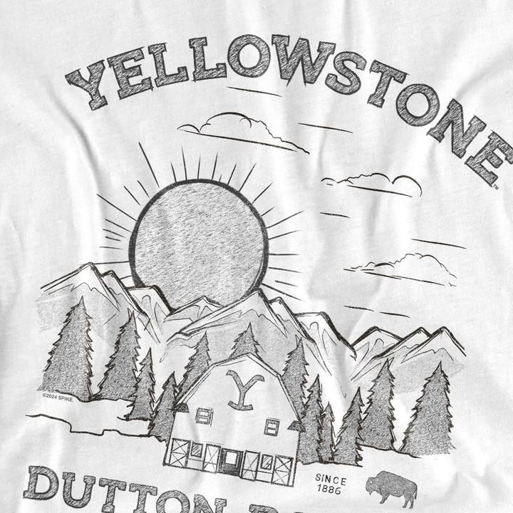 Immagine prodotto Yellowstone Dutton Ranch Maglietta Alba Uomo (4XL)
