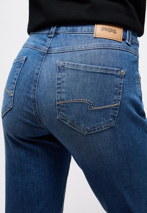 Image du produit Angels Dolly Jeans Sportiv Denim Straight Fit Mid Blue Used (W32/L30)