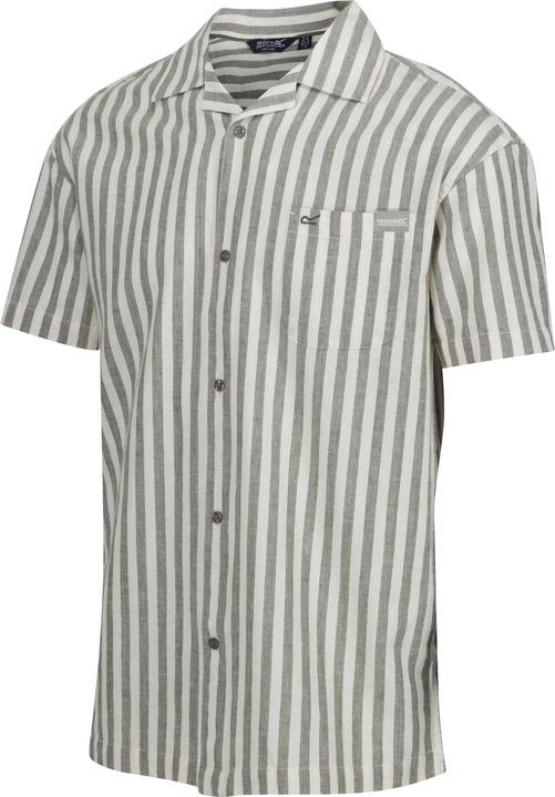 Actual product image Regatta Mens Shorebay II Stripe Short-Sleeved Shirt (XXL)