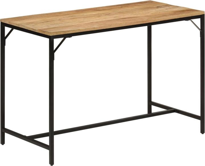 Immagine prodotto VidaXL Tavolo da pranzo in ferro e legno grezzo (110 x 55 x 75 cm)