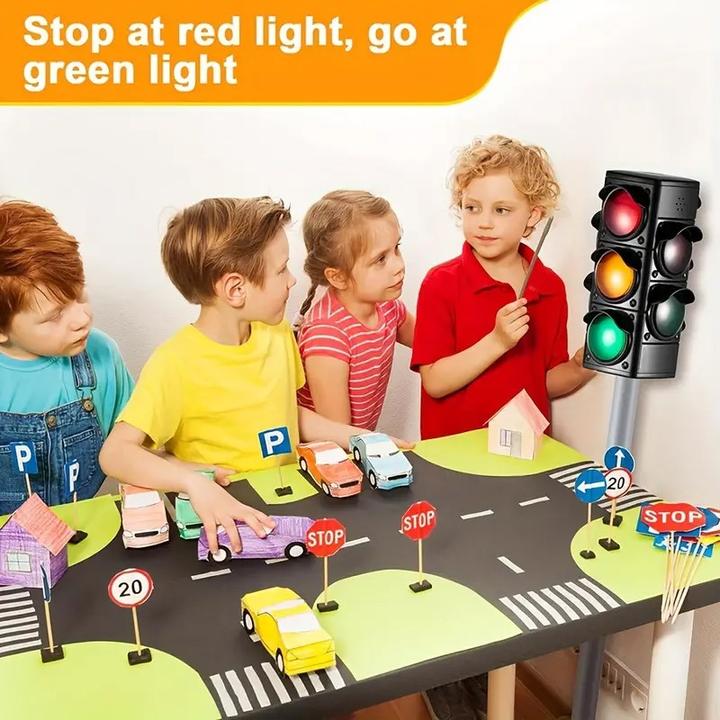 Immagine prodotto The Toy Company Verkehrsampel für Kinder, Ampelmodell, Ampelspielzeug
