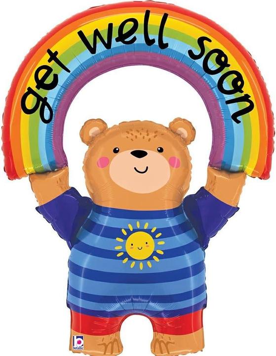 Actual product image Grabo Balloons XXL get well soon Bär Ballon