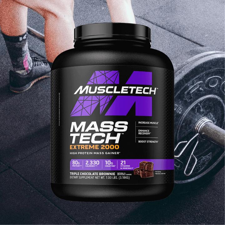Immagine prodotto Muscle Tech Mass Tech Extreme 2000 (Brownie al triplo cioccolato, 1 pz., 3000 g)