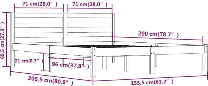 Actual product image VidaXL Bretta (150 x 200 cm)