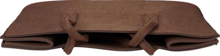 Actual product image Relaxdays Felt Firewood Basket (25 x 50 x 25 cm)