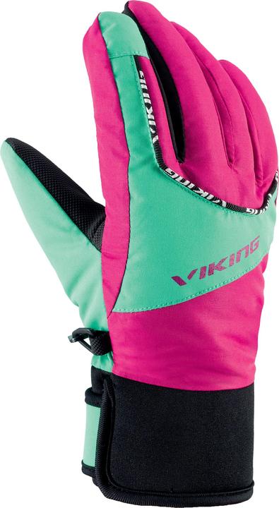 Image du produit Vikingsports Viking Europe Fin gants enfants rose/vert taille 4 2021 Gants d'extérieur (4)