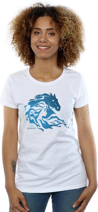 Actual product image Disney Womens/Ladies Frozen 2 Nokk Silhouette Cotton T-Shirt (S)