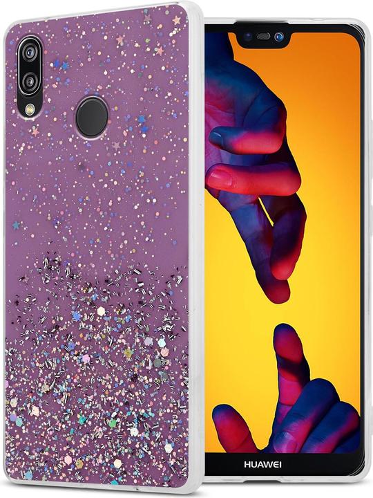 Viola con glitter