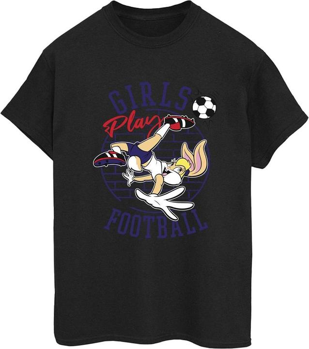 Looney Tunes Lola Bunny Girls Play Football TShirt (XL)