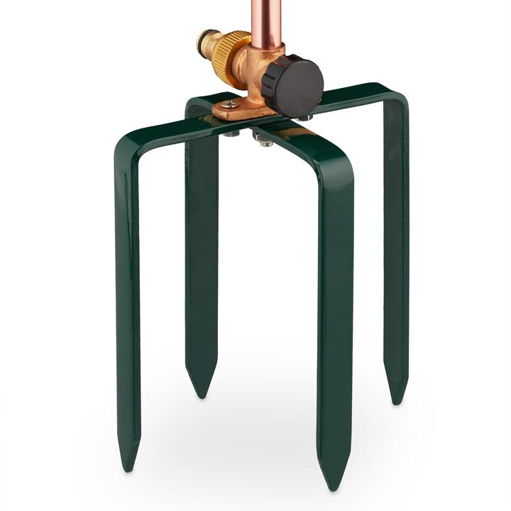 Image du produit Relaxdays Jeu d’eau de jardin, cuivré-vert (Arroseur circulaire)