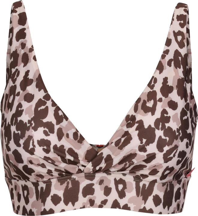 Actual product image Regatta Womens/Ladies Paloma Leopard Print Bikini Top (40 D)