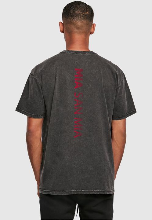 Produktbild FC Bayern München Mia San Mia V GR Acid Washed Heavy Oversize Tee - 115607 (M)