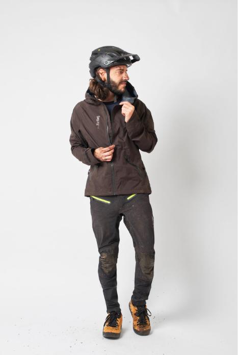 Immagine prodotto dirtlej Pantaloni lunghi impermeabili Trailscout, nero/lime, S (S)