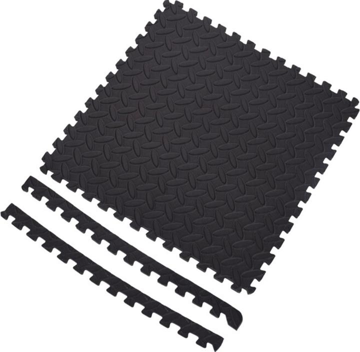 Actual product image Excellent Houseware Set of 24 fitness mats, foam, floor mats, 40 x 40 cm (1 cm)