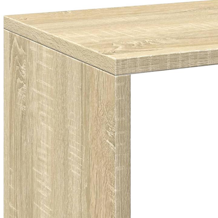 Actual product image VidaXL Room divider Bookcase Standing shelf Office shelf Cube shelf Sonoma oak (69.5 x 29 x 103.5 cm)