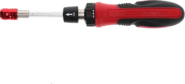 Actual product image Gedore Red Ratchet screwdriver Telescopic blade
