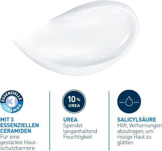 Actual product image CeraVe SA Urea Smoothing Moisturizing Cream (Body cream, 177 ml)