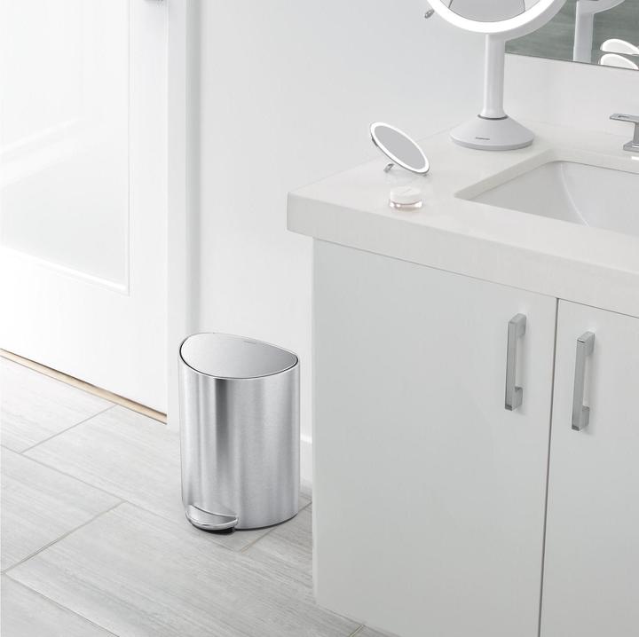 Produktbild Simplehuman Abfalleimer 6 l, Silber gebürstet (6 l)