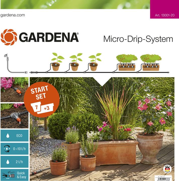 Gardena MDS Start-Set Pflanztöpfe (Tropfbewässerung Set)