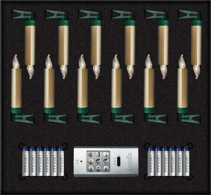 Actual product image Krinner LED Christmas tree candle Superlight Starter Set (12 x)