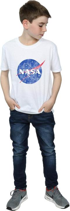 Actual product image Nasa Boys Classic Insignia Logo Distressed T-Shirt (152, 158)