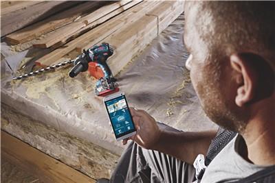 Actual product image Bosch Professional Cordless drill GSR 18V-110C 2x ProCORE18V 4.0Ah +GAL18V-40 (Rechargeable battery operated)