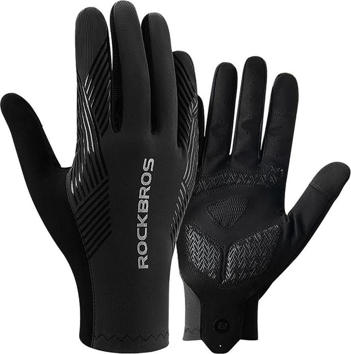 Image du produit Rockbros cycling gloves spring/summer/autumn, full, size: M - black (M)