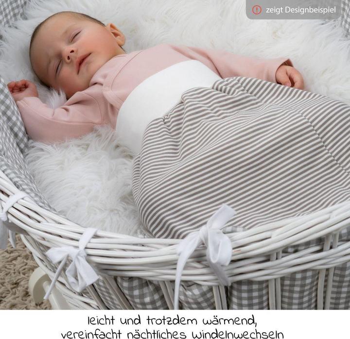 Actual product image La Loona LaLoona romper bag baby romper bag - white-taupe (50 cm)