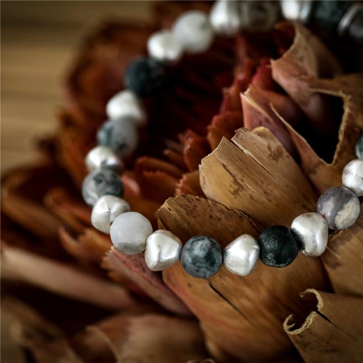 Produktbild Andreani Armband mit echtem spot Achat (8 cm, Steine)