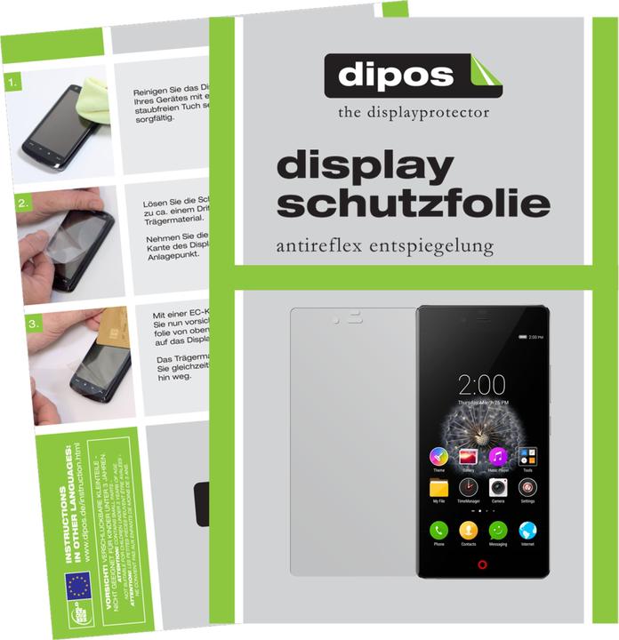 Immagine prodotto Dipos Pellicola Protettiva Antiriflesso (2 Pezzo/i, ZTE Nubia Z9 Mini)