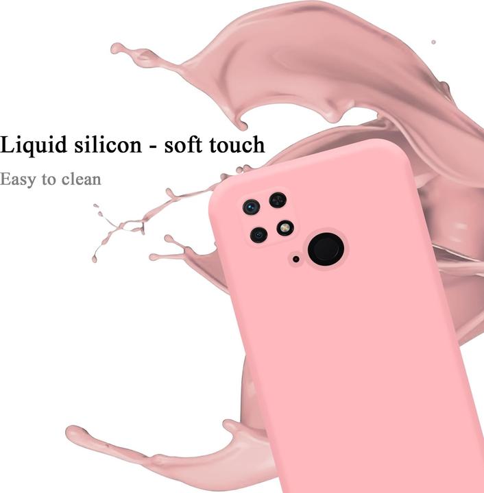 Productafbeelding Cadorabo TPU Liquid Silicone Hoesje Cover voor Xiaomi RedMi 10C / POCO C40 (Xiaomi Redmi 10C, Xiaomi Poco C40)