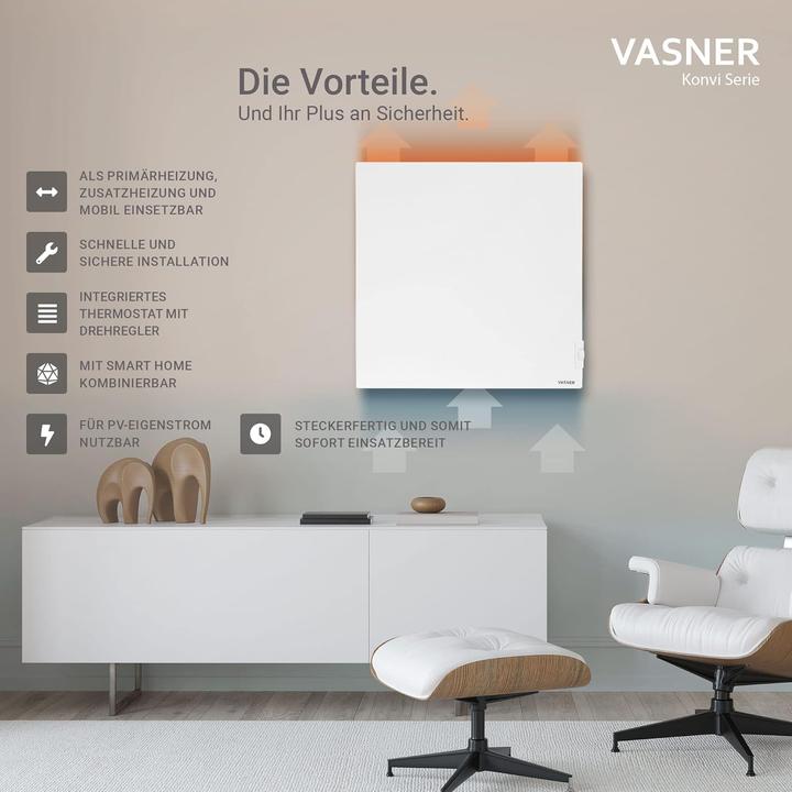 Produktbild Vasner Konvi Hybridheizung mit Thermostat