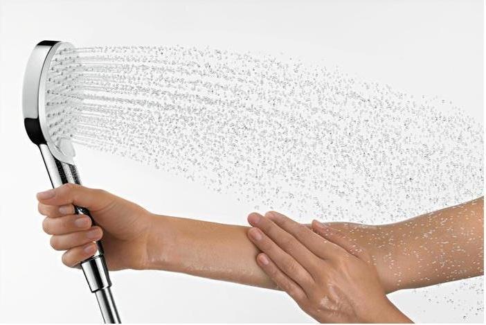 Actual product image hansgrohe Crometta Duschkopf 100 Vario Green 6 l/min (2 Beam types, 5.70 l/min)