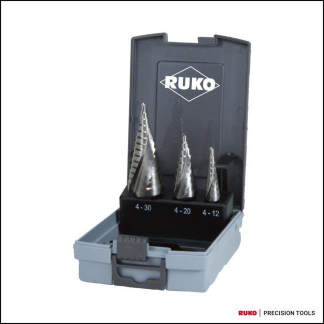 Produktbild Ruko Stufenbohrer-Satz (4 - 12, 4 - 30, 4 - 20)