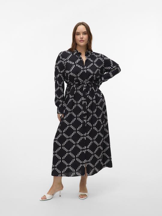 Image du produit Vero Moda VMCBRINA Langes Kleid Hemdblusenkleid (52)