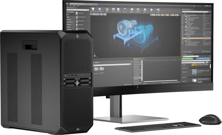 Actual product image HP Z6 G5 (AMD Ryzen Threadripper PRO 7945WX, 64 GB, 1000 GB)