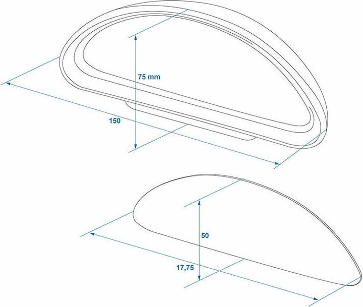 Actual product image ProPlus Blind spot mirror