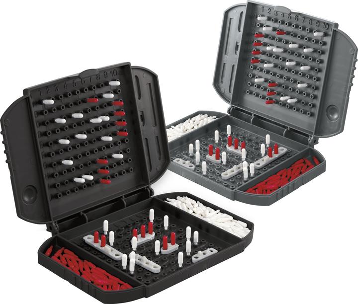 Actual product image Hasbro Fleet manoeuvre compact, portable game for 2 players, travel game for children, fun everywhere (Italian)