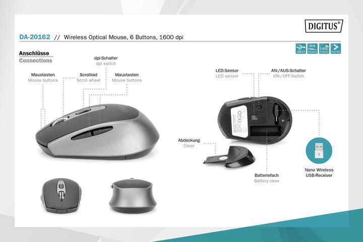 Actual product image Digitus Table mount (Wireless)