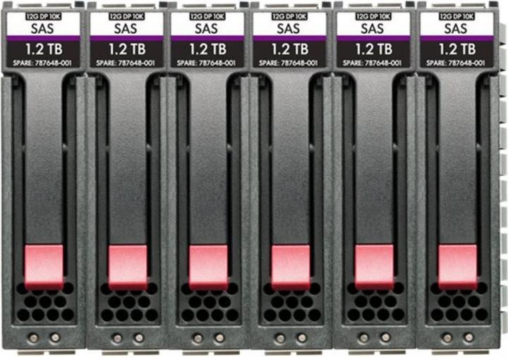 Actual product image HPE E MSA HDD SAS Midline, 7.2K, LFF, 3.5 inch, M2, 1yr Wty, 6-pack Bundle (10 TB, 3.5")