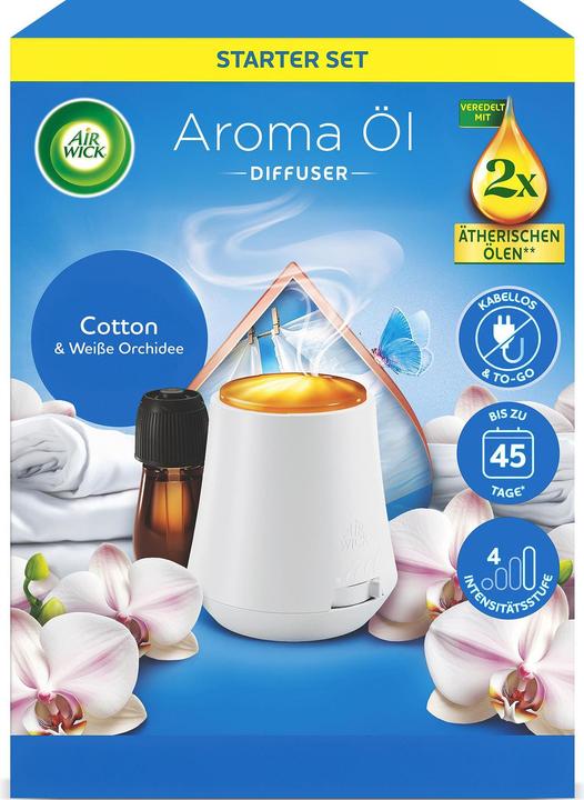 Actual product image Air Wick Aroma oil diffuser starter set bergamot & lavender