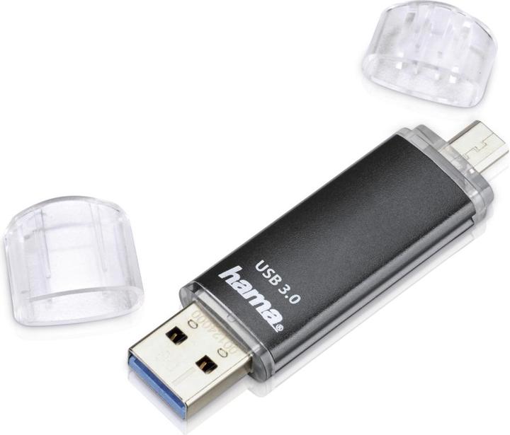 Produktbild Hama Laeta Twin (64 GB, Micro USB, USB 3.0, USB-A)